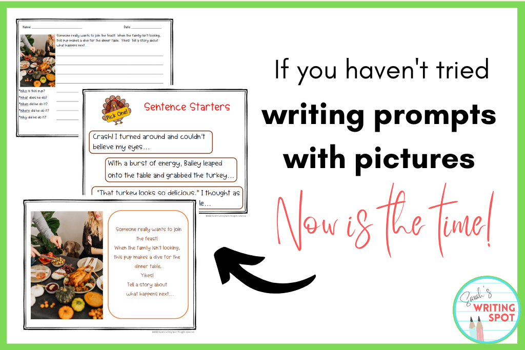 Right now is a great time to start writing with picture prompts.