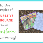 "What are the examples of figurative language that will transform student writing?" is the title of this blog. An image of a simile book and lesson plan is included as well.